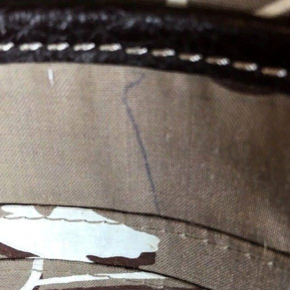 Franklin Covey Women’s Brown Leather Laptop Tote - Picture 6 of 8